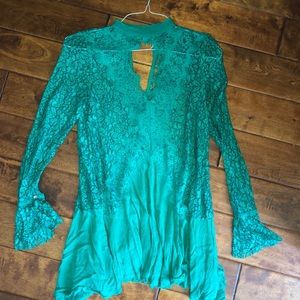 Free people green dress